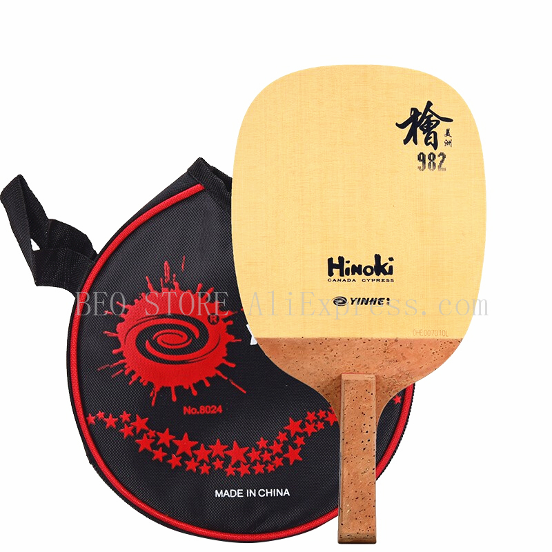 Table Tennis In Chinese - ไม้ปิงปอง YINHE 982 รุ่นญี่ปุ่นแบบ Penhold ทำจากไม้