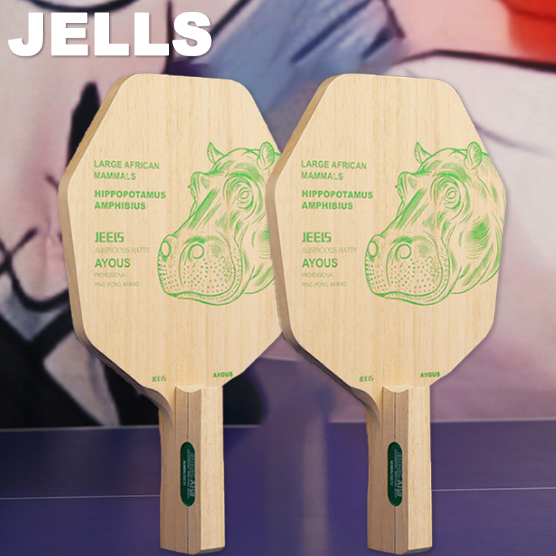 Table Tennis Japanese - ไม้ปิงปอง JEELS 1-Ply Ayous รุ่น Hexagonal
