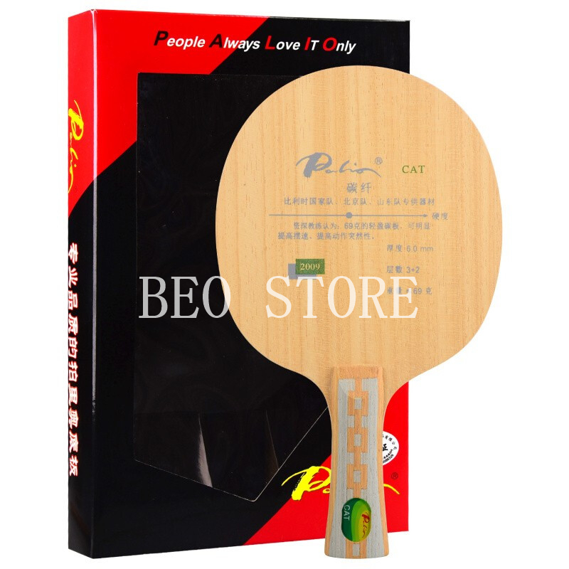 Table Tennis Japanese - Original Palio แมวลายกีฬาปิงปองใบมีด (Light น้ำหนักคาร์บอน) แร็คเก็ต