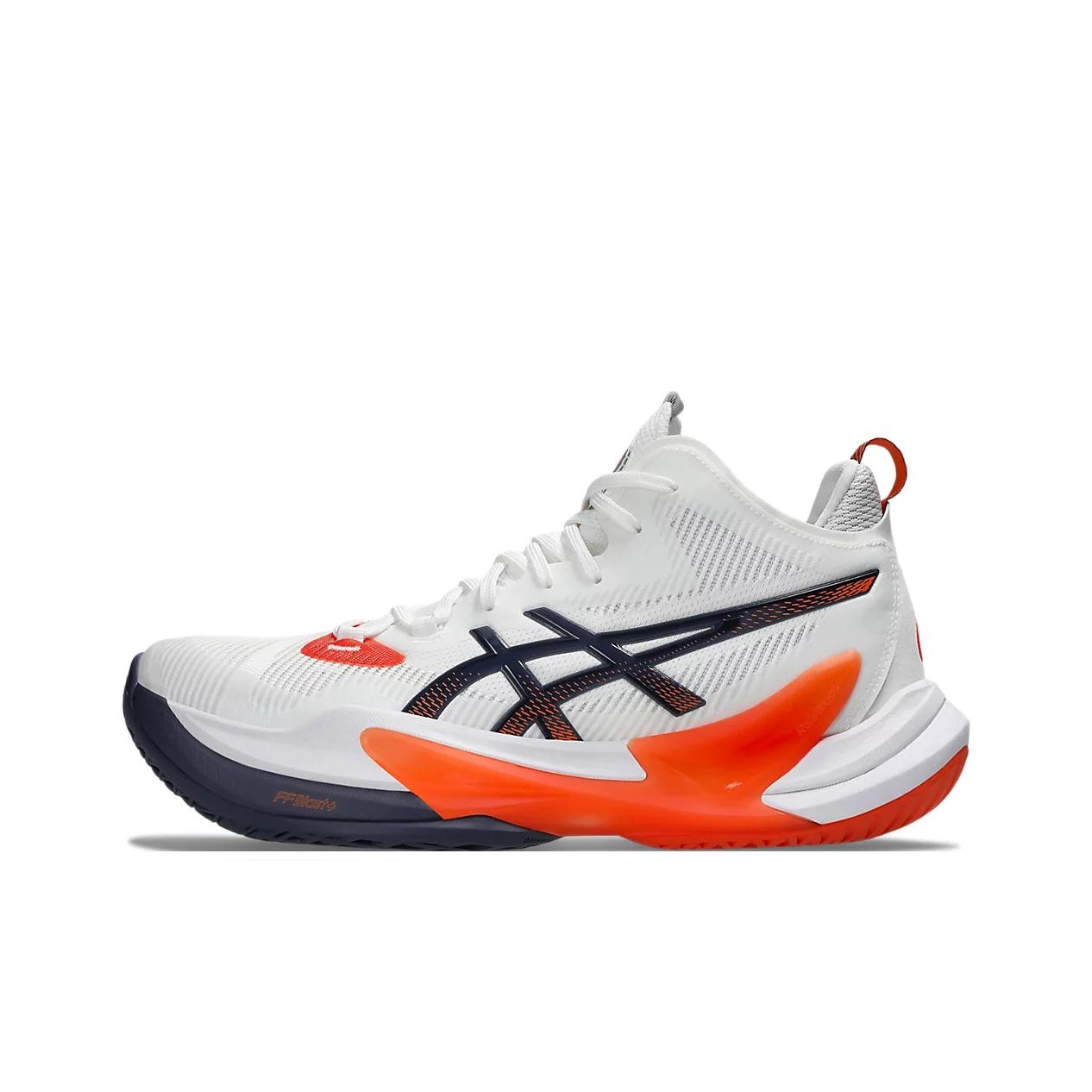 Table Tennis Shoes Asics - ASICS METARISE 2 รองเท้าฝึกซ้อมแบบหุ้มข้อป้องกันการสึกหรอสำหรับผู้ชาย สีขาว รุ่น