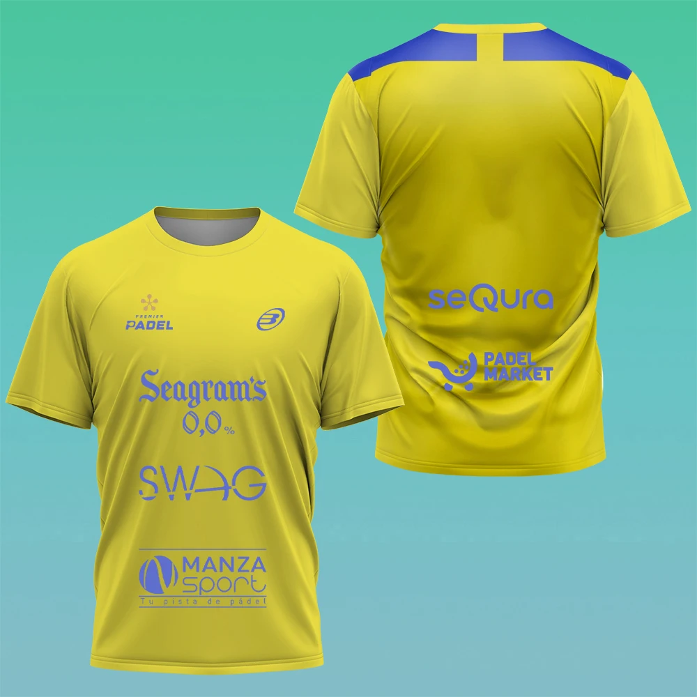 Table Tennis Club Jersey - เสื้อยืดผู้ชายแฟชั่นฤดูร้อนลายเทนนิส แขนสั้น แห้งเร็ว เหมาะสำหรับกีฬาแบดมินตัน ปิงปอง และกีฬาอื่นๆ