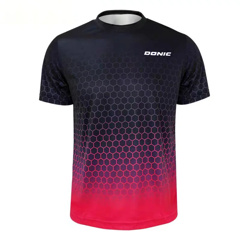 Table Tennis Japanese - เสื้อยืดเทเบิลเทนนิสผู้ชายแบบใหม่พร้อมลายพิมพ์ 3 มิติ เสื้อยืดแบดมินตันผู้ชายสำหรับฤดูร้อน ระบายอากาศได้ดี เสื้อยืดเทเบิลเทนนิสแขนสั้นแห้งเร็ว