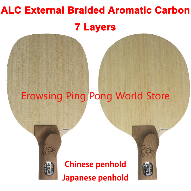 Table Tennis In Chinese - ไม้ปิงปอง Shenlong Wood ALC Carbon 7