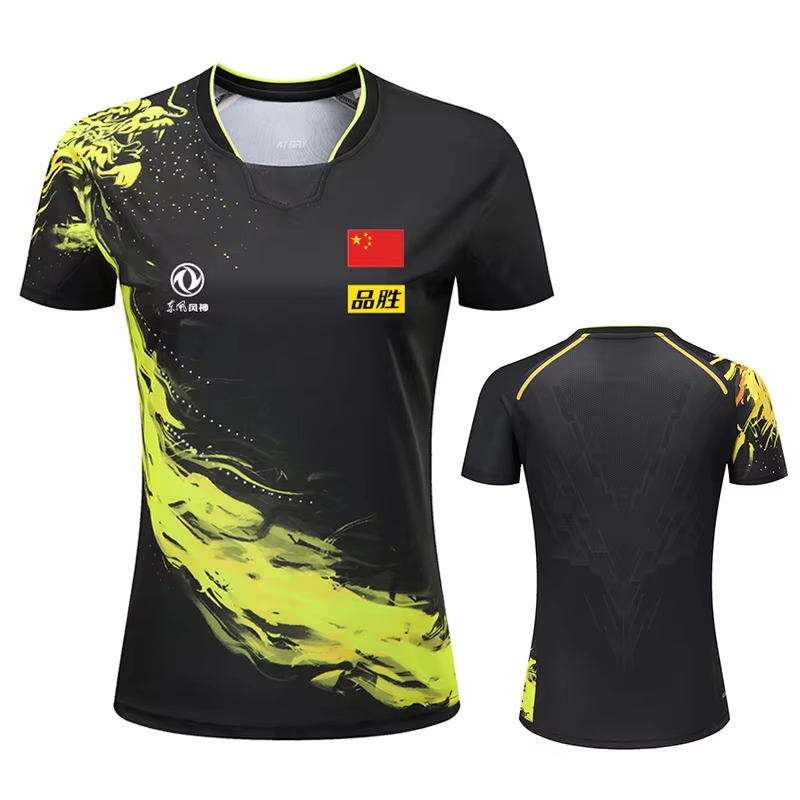 Table Tennis Japanese - จีน Dragon ตารางเทนนิสพิมพ์เสื้อยืดสําหรับผู้ชายผู้หญิงเสื้อผ้าแฟชั่นกีฬาแบดมินตันเสื้อยืดปิงปอง Jersey ฟิตเนสเสื้อ