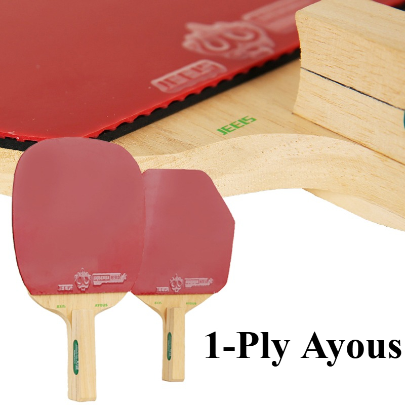 Table Tennis Japanese - ไม้ปิงปอง JEELS ญี่ปุ่น 1 ชั้น ทำจากไม้