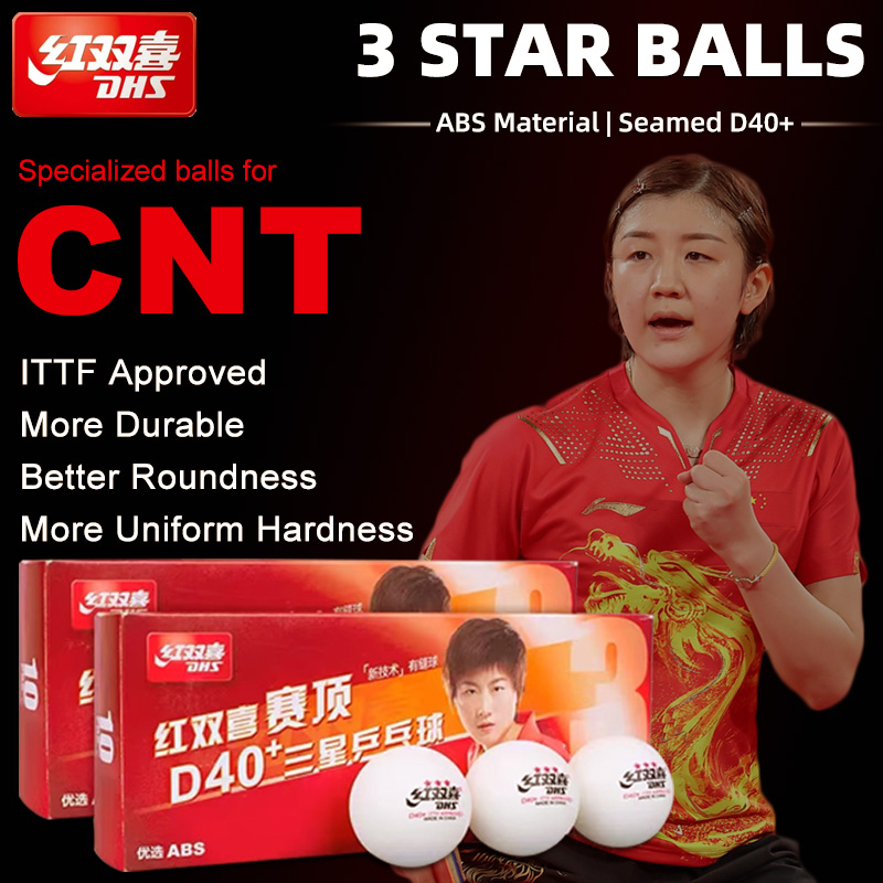 Table Tennis Game Pc - DHS D40 + DJ40 + ลูกปิงปอง