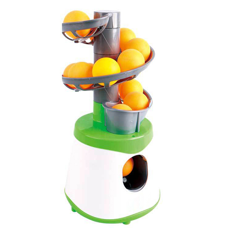 Table Tennis Single - 4 * แบตเตอรี่ AA Mini ตารางเทนนิสหุ่นยนต์บริการ