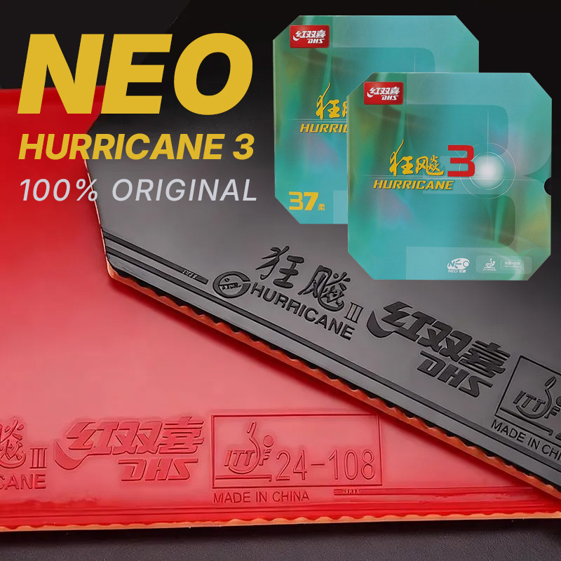 ยางปิงปอง DHS Neo Hurricane 3  - Table Tennis In Chinese บทวิจารณ์และราคา