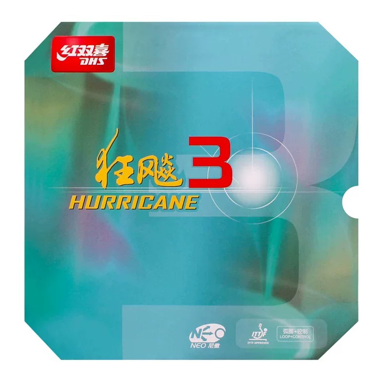 ยางปิงปอง DHS Neo Hurricane 3  - Table Tennis In Chinese บทวิจารณ์และราคา