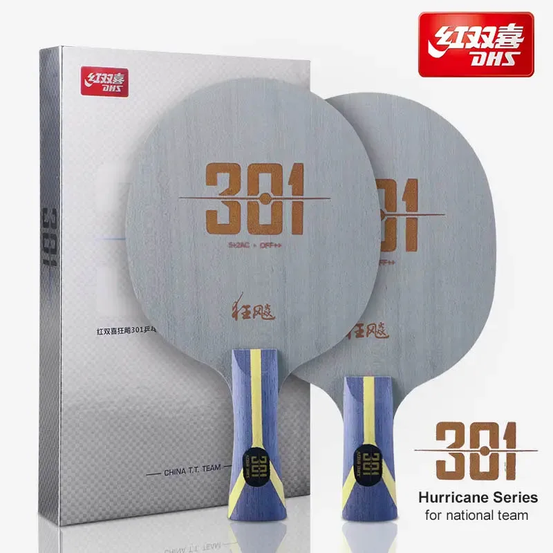 ไม้ปิงปอง DHS Hurricane 301 H3 - Table Tennis In Chinese บทวิจารณ์และราคา