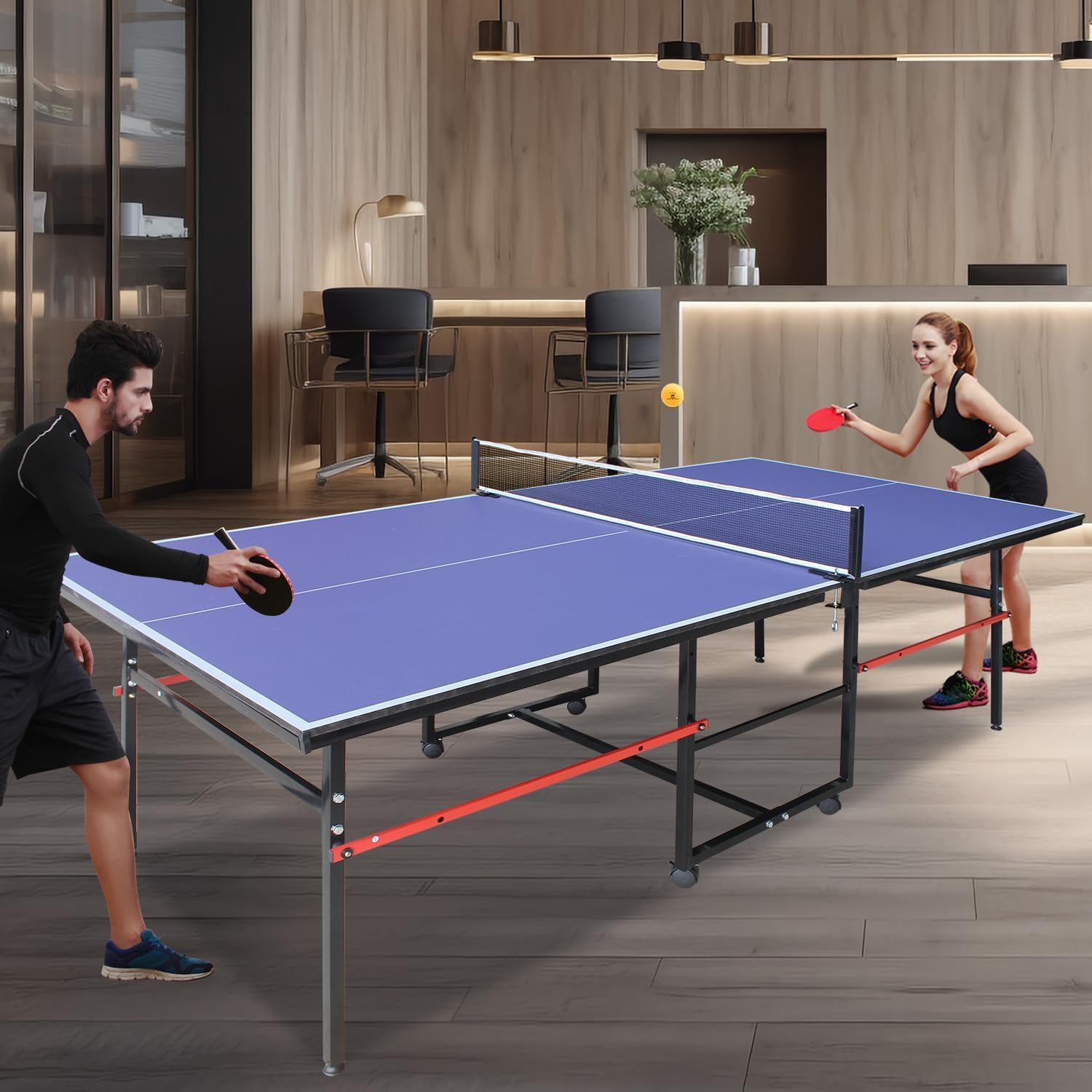 โต๊ะปิงปองแบบพกพาขนาด 8 ฟุต สำ - Table Tennis Game Pc บทวิจารณ์และราคา