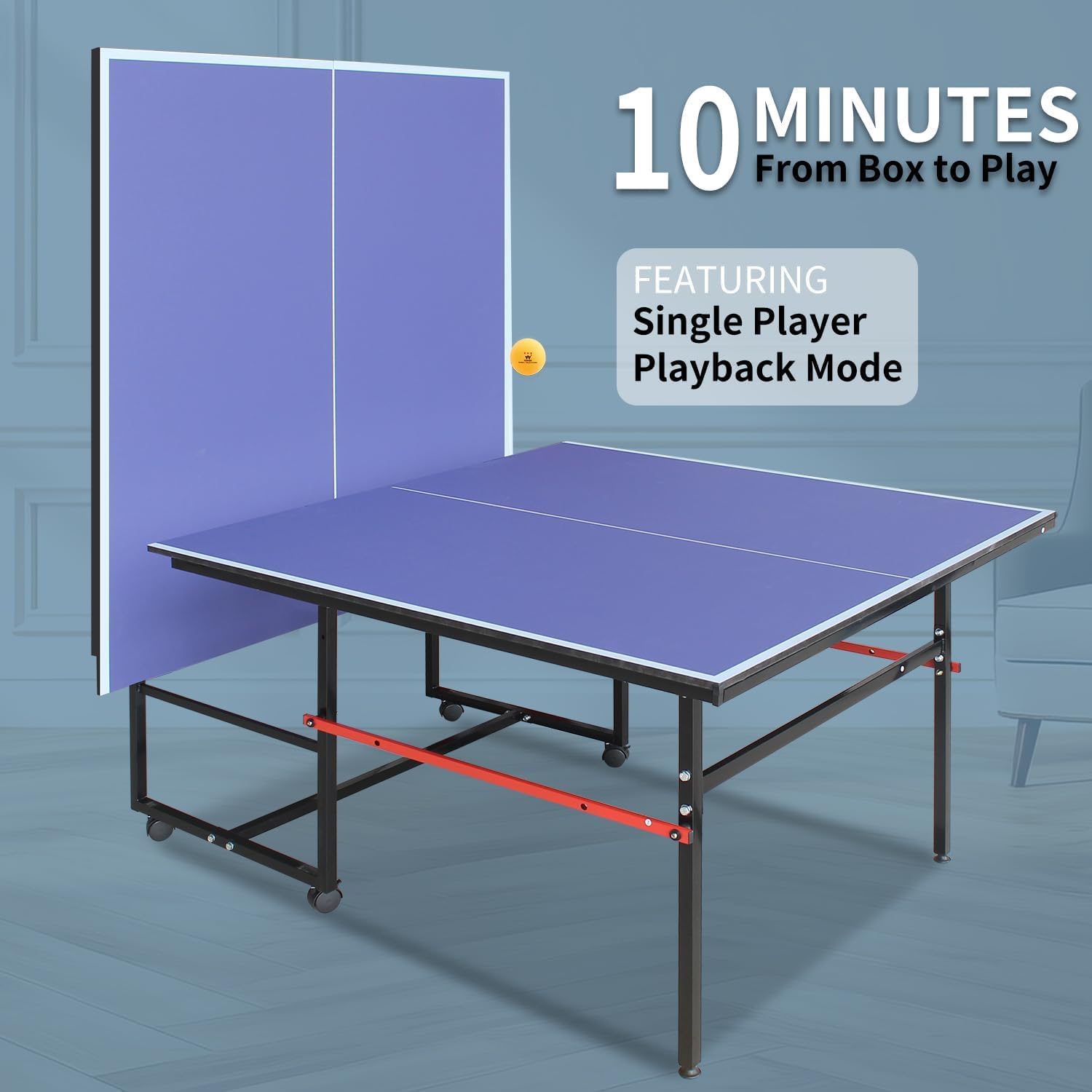 โต๊ะปิงปองแบบพกพาขนาด 8 ฟุต สำ - Table Tennis Game Pc บทวิจารณ์และราคา