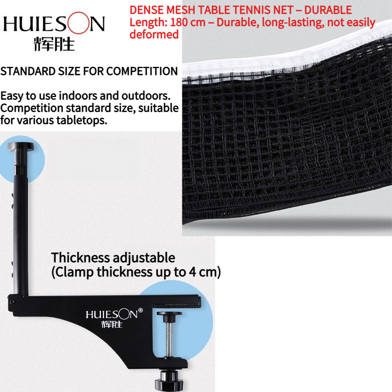HUIESON ชุดตาข่ายและโครงตาข่าย - Table Tennis Drawing บทวิจารณ์และราคา