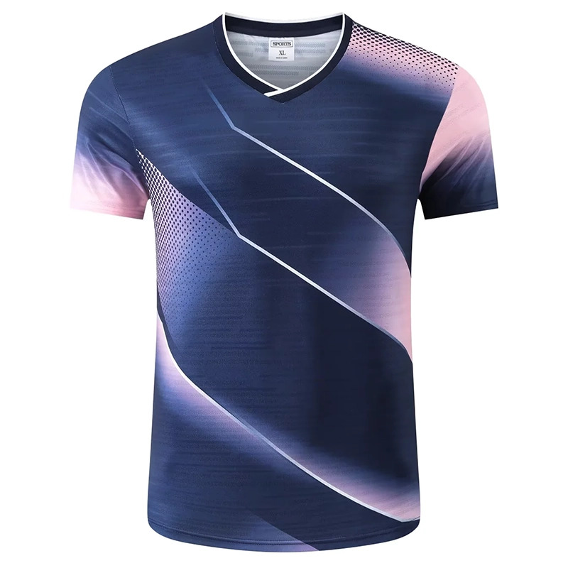 ผู้ชายและผู้หญิงระเหิด V คอตาร - Table Tennis Club Jersey บทวิจารณ์และราคา