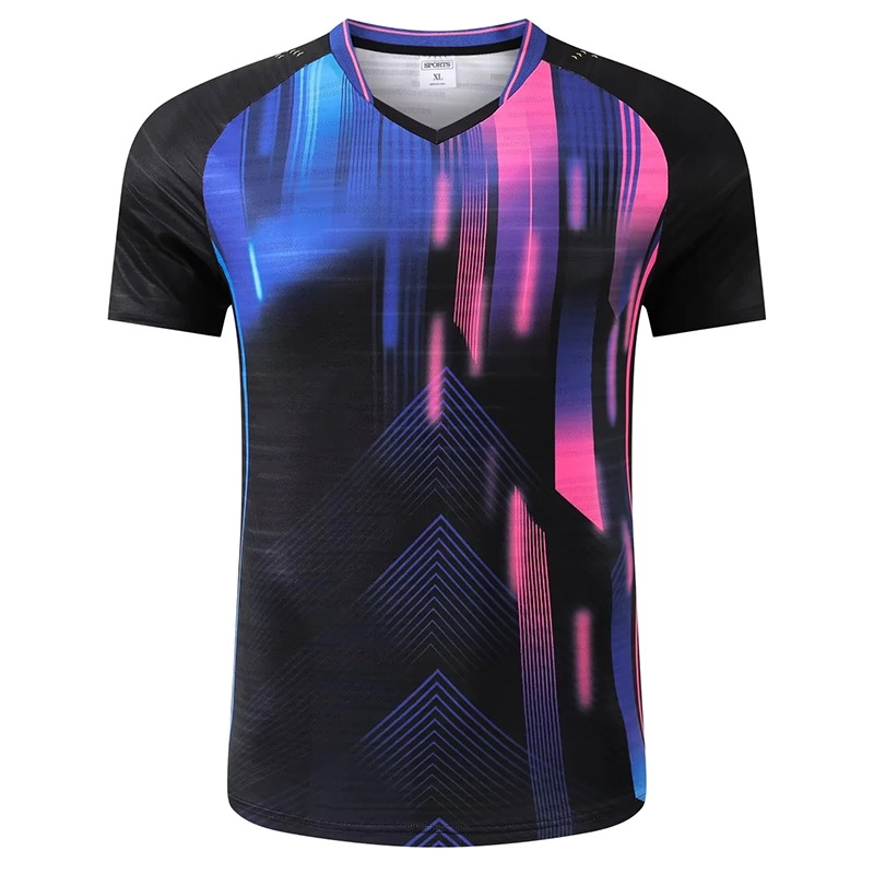 ผู้ชายและผู้หญิงระเหิด V คอตาร - Table Tennis Club Jersey บทวิจารณ์และราคา
