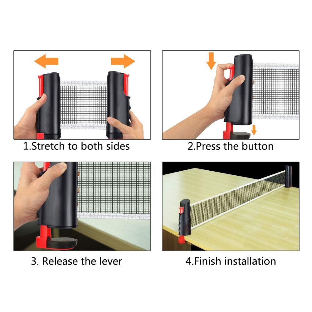 ชุดตาข่ายปิงปองแบบพับเก็บได้พร - Table Tennis Drawing บทวิจารณ์และราคา