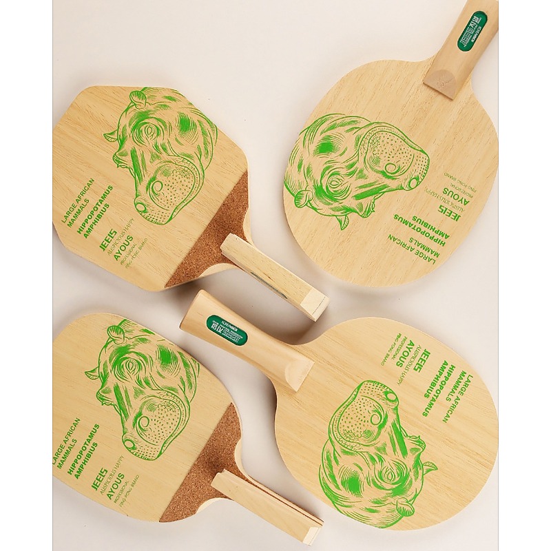 ไม้ปิงปอง JEELS Green Hippo 1  - Table Tennis Japanese บทวิจารณ์และราคา