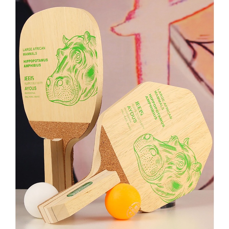 ไม้ปิงปอง JEELS Green Hippo 1  - Table Tennis Japanese บทวิจารณ์และราคา