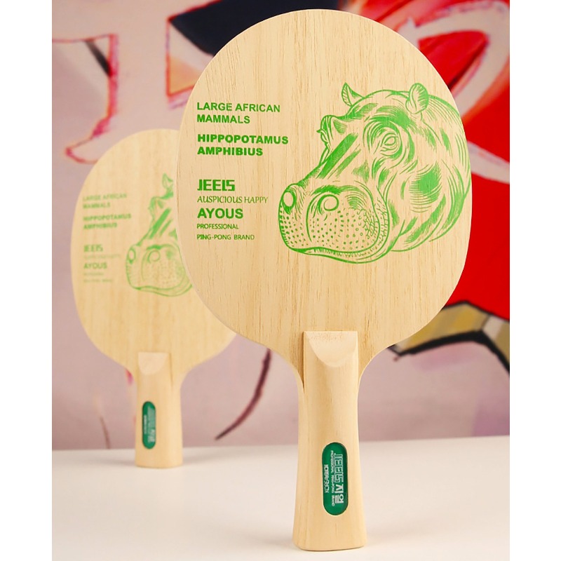 ไม้ปิงปอง JEELS Green Hippo 1  - Table Tennis Japanese บทวิจารณ์และราคา