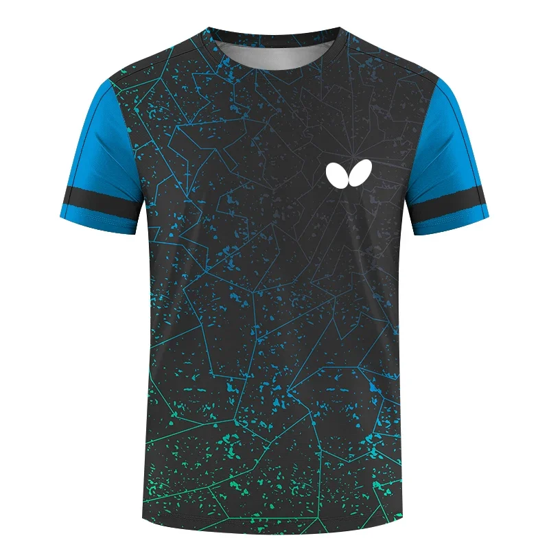 เสื้อยืดคอกลมแขนสั้นผู้ชาย 3D  - Table Tennis Club Jersey บทวิจารณ์และราคา