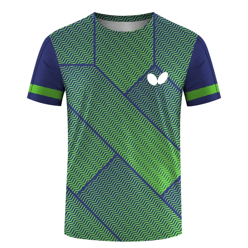 เสื้อยืดคอกลมแขนสั้นผู้ชาย 3D  - Table Tennis Club Jersey บทวิจารณ์และราคา