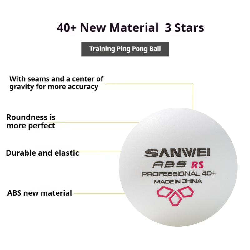 ลูกปิงปอง SANWEI RS40+ 3 ดาว ผ - Table Tennis Game Pc บทวิจารณ์และราคา