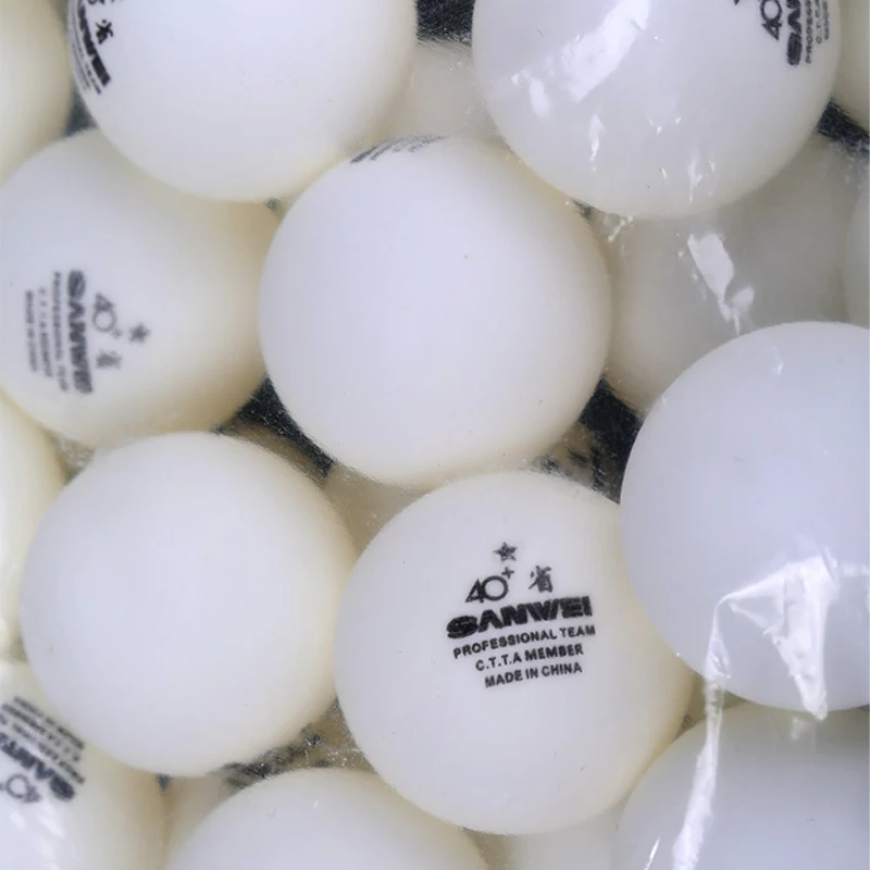 ลูกปิงปอง SANWEI 100 ลูก/แพ็ค  - Table Tennis In Chinese บทวิจารณ์และราคา