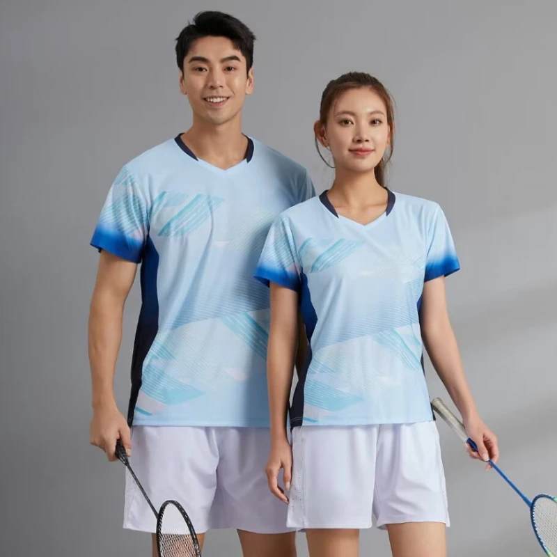 เสื้อเทเบิลเทนนิสชายหญิงแขนสั้ - Table Tennis Jersey Design บทวิจารณ์และราคา