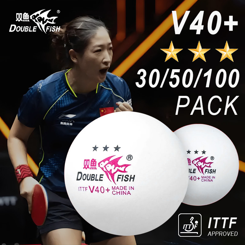 ดับเบิ้ลฟิช 3 สตาร์ V40+ 30/50 - Table Tennis Game Pc บทวิจารณ์และราคา